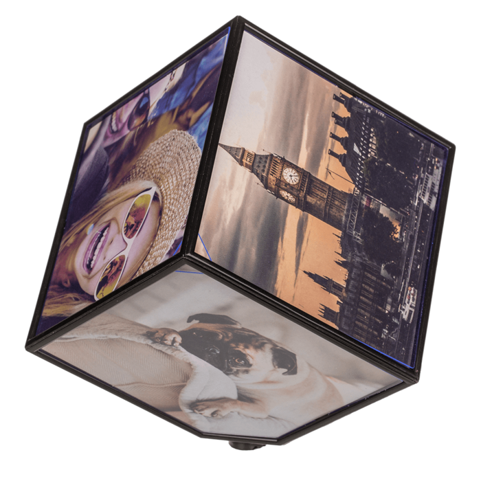 Rotujúci fotorámik na 6 fotiek